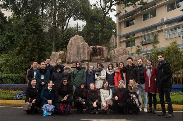 清华大学环境学院中法高级硕士技术交流行参观考察宜宾壹定发最新官方网站